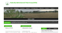 Desktop Screenshot of fata.gov.pk